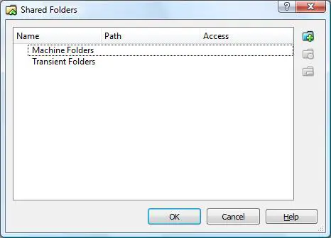 Adding shared folders to a running VirtualBox VM