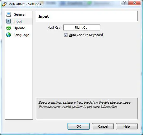 VirtualBox input preferences